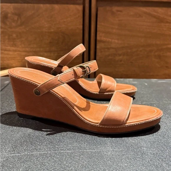 Cole Haan Wedges Slip On Thin Straps - Picture 11 of 12